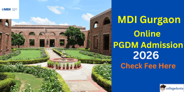 MDI Gurgaon Online PGDM Admission 2026